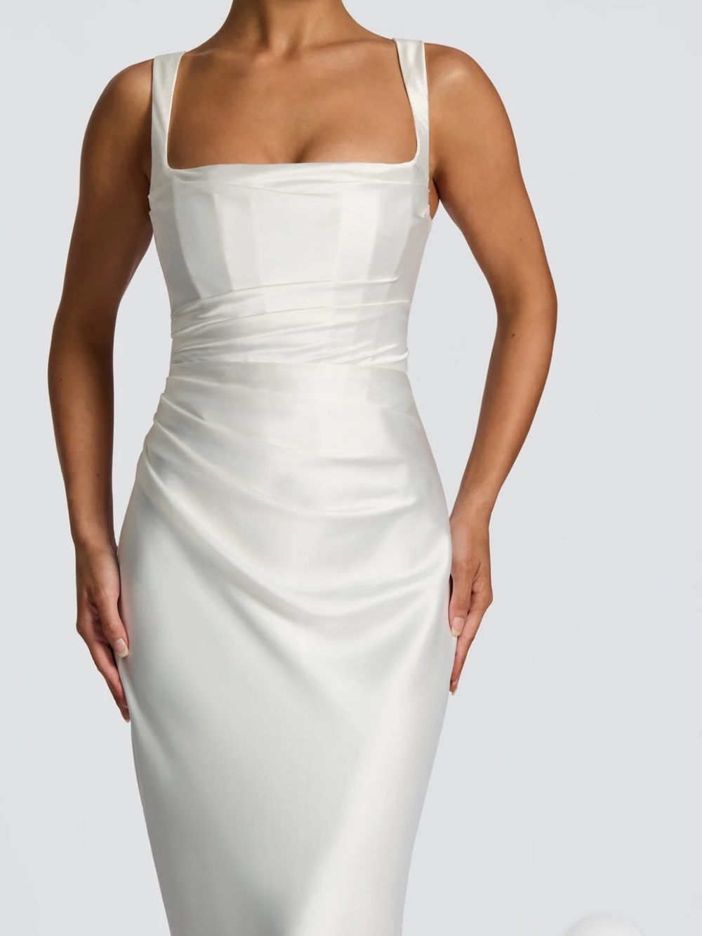 Bridal gown- CALANTHE MAXI DRESS - IVORY xs
